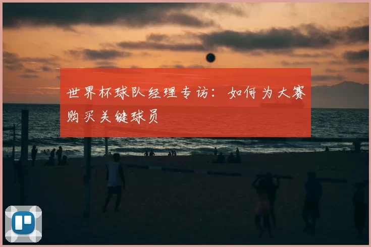 世界杯球队经理专访：如何为大赛购买关键球员